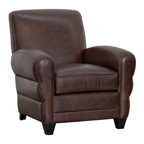 Fairfield Chair Parisian Leather Accent Chair Wayfair